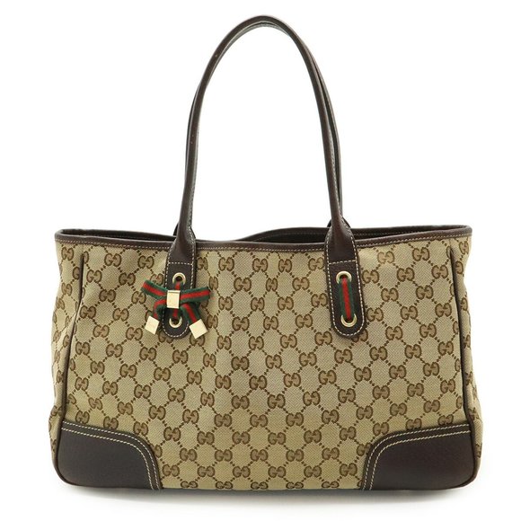 GUCCI Brown Leather Shoulder Bag - Picture 1 of 8